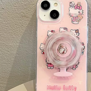 Custom Phone Grip Round Rotate Phone Holder