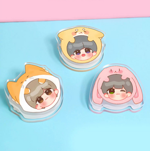 Custom Acrylic Pp Clip Personalized Round Anime Ideas Clear Pp Clip