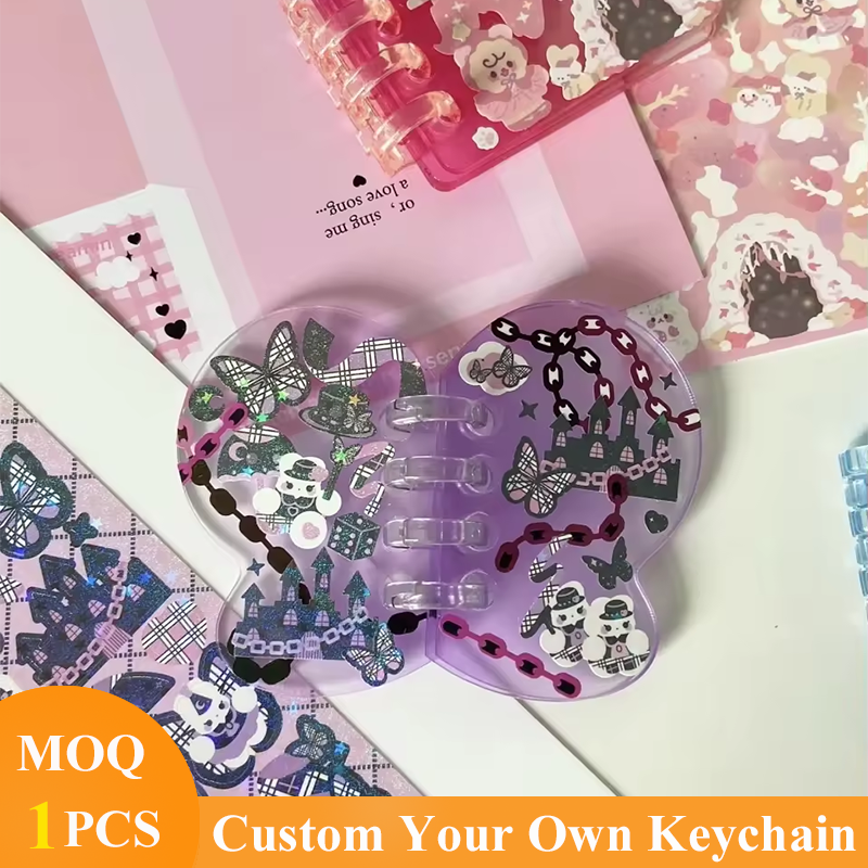 round acrylic keychain ideas