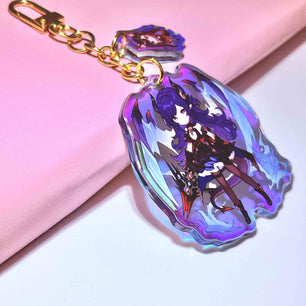 acrylic rectangle keychain colorful plaid amazon
