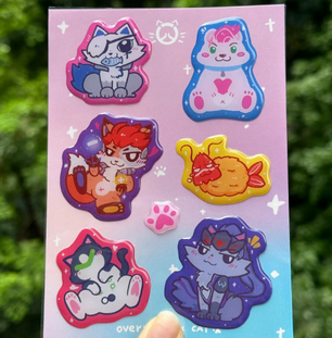 custom epoxy stickers