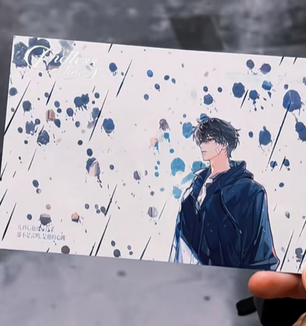 custom water sensitive card