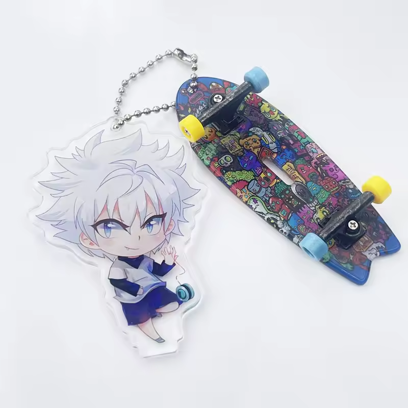 acrylic letter keychain