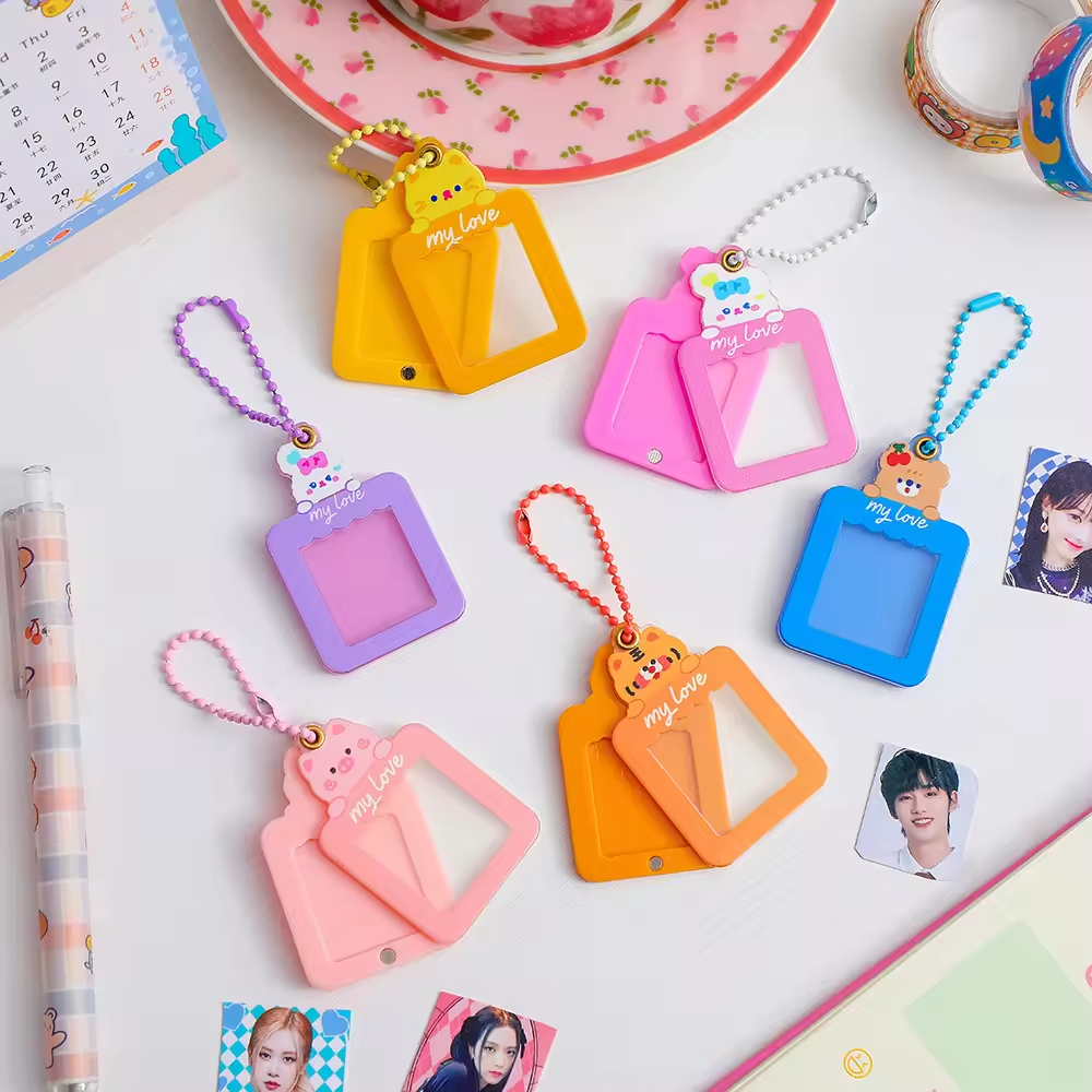 double sided acrylic keychain
